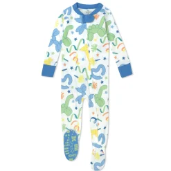 Organic Cotton Snug-Fit Footed Pajamas