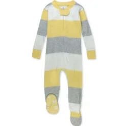 Organic Cotton Snug-Fit Footed Pajamas