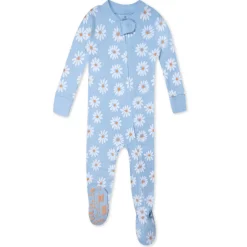 Organic Cotton Snug-Fit Footed Pajamas
