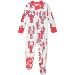 Organic Cotton Snug-Fit Footed Pajamas