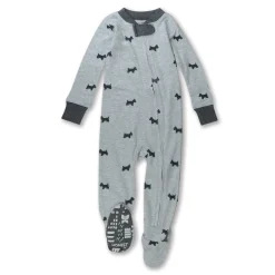 Organic Cotton Snug-Fit Footed Pajamas