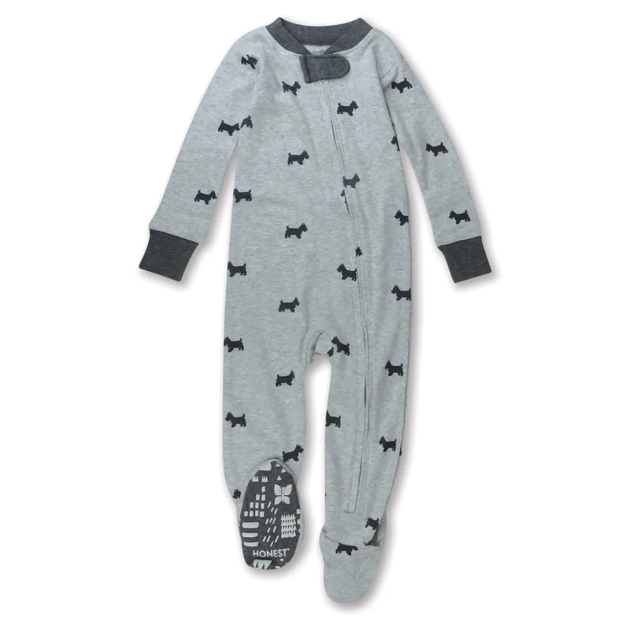 Organic Cotton Snug-Fit Footed Pajamas