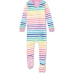 Organic Cotton Snug-Fit Footed Pajamas