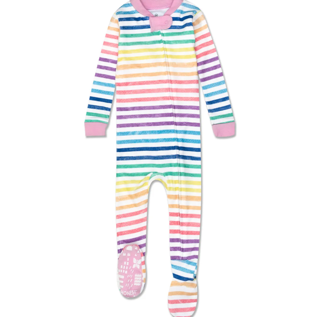 Organic Cotton Snug-Fit Footed Pajamas