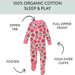 Organic Cotton Snug-Fit Footed Pajamas