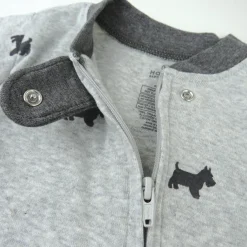 Organic Cotton Snug-Fit Footed Pajamas