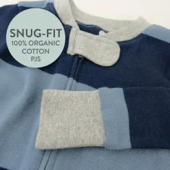 Organic Cotton Snug-Fit Footed Pajamas
