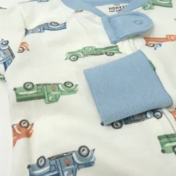 Organic Cotton Snug-Fit Footed Pajamas