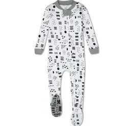Organic Cotton Snug-Fit Footed Pajamas