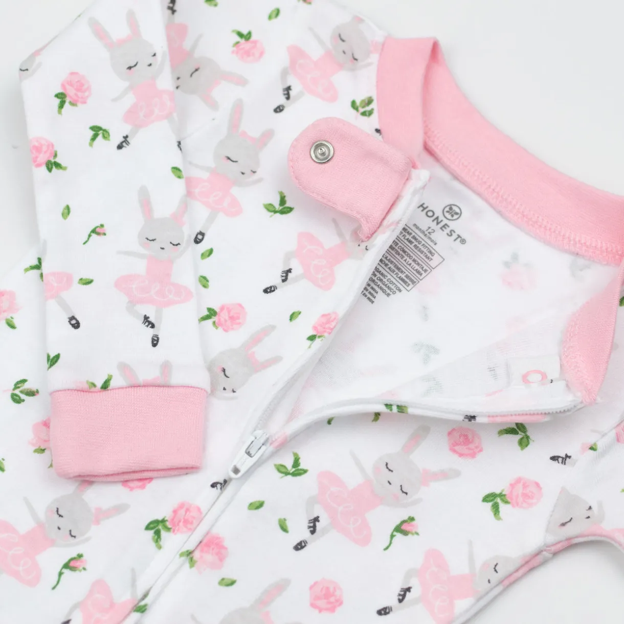 Organic Cotton Snug-Fit Footed Pajamas