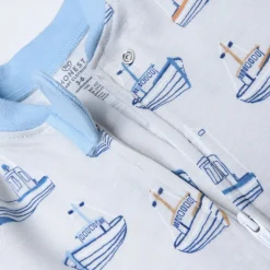 Organic Cotton Snug-Fit Footed Pajamas