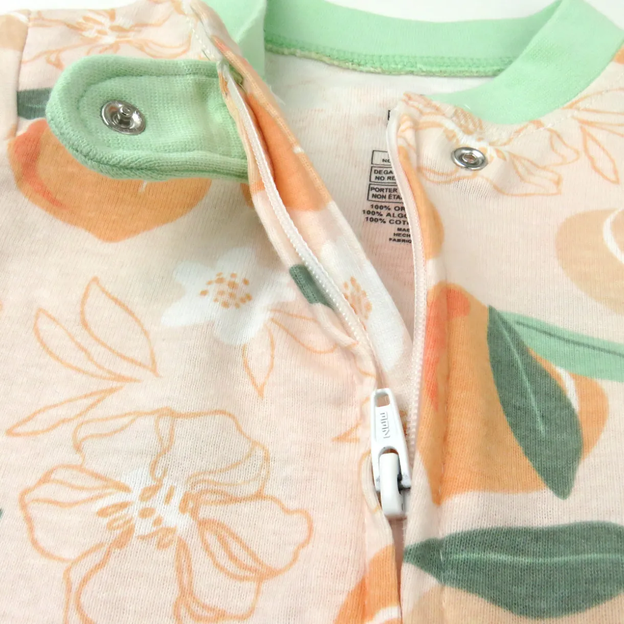 Organic Cotton Snug-Fit Footed Pajamas