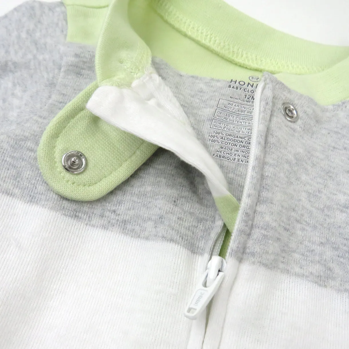Organic Cotton Snug-Fit Footed Pajamas