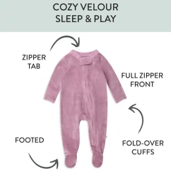 Organic Cotton Velour Sleep & Play