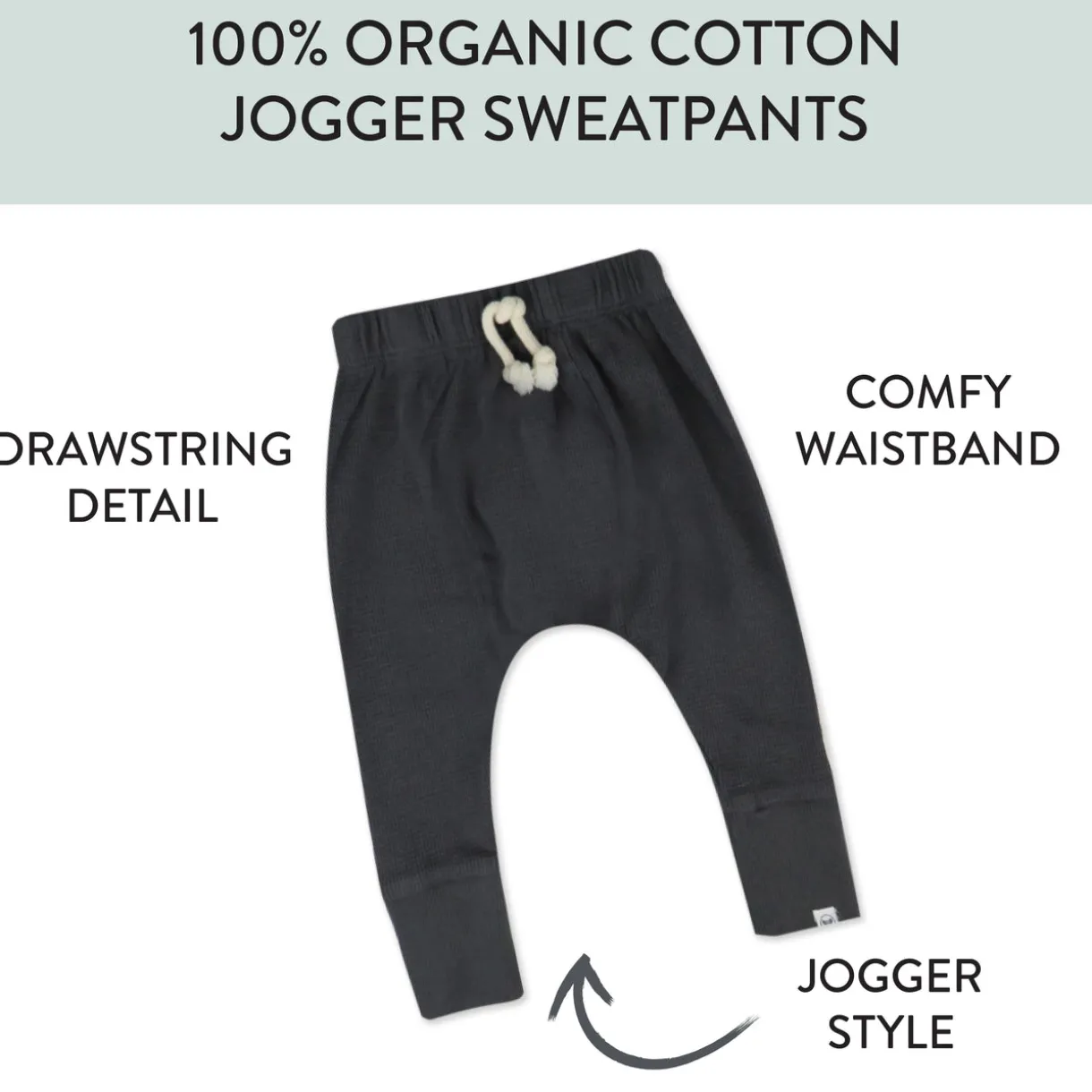 Organic Cotton Waffle Honest Pant