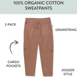 2-Pack Easy Fit Cargo Sweatpants