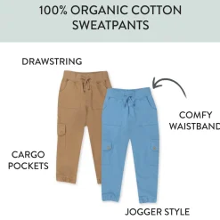 2-Pack Easy Fit Cargo Sweatpants