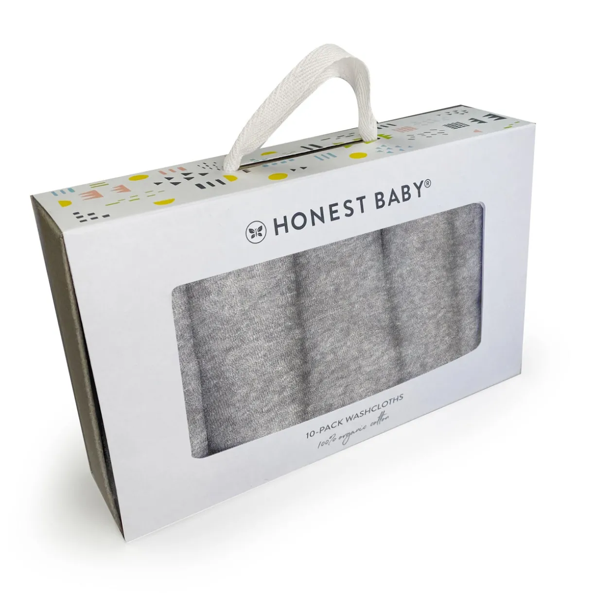 10-Pack EVERYDAY EASY Organic Cotton Washcloths Gift Set