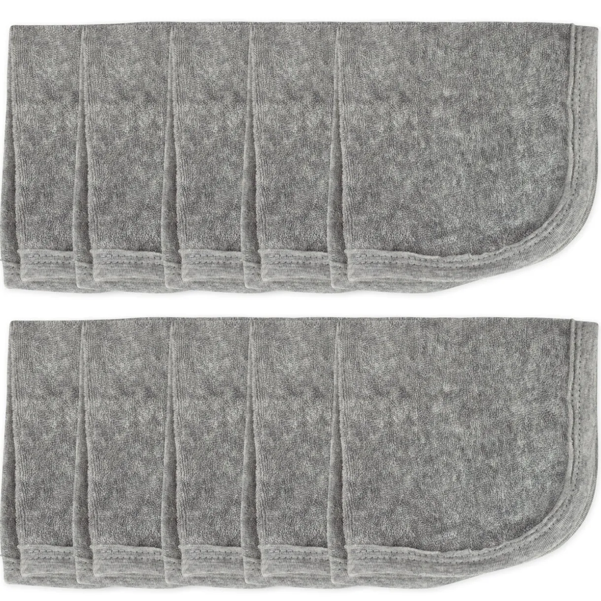 10-Pack EVERYDAY EASY Organic Cotton Washcloths Gift Set