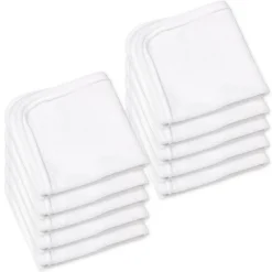 10-Pack EVERYDAY EASY Organic Cotton Washcloths Gift Set