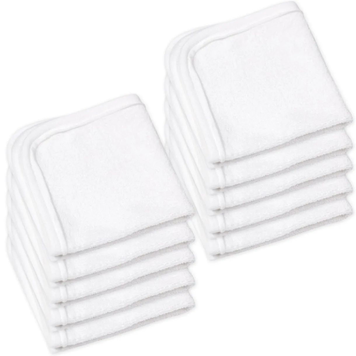10-Pack EVERYDAY EASY Organic Cotton Washcloths Gift Set