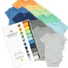 10-Pack HAPPY DAYS Rainbow Short Sleeve Bodysuits Gift Set
