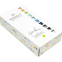 10-Pack HAPPY DAYS Rainbow Short Sleeve Bodysuits Gift Set