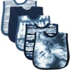 5-Pack Organic Cotton 4 in 1 Reversible Bibs
