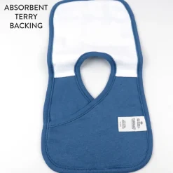 5-Pack Organic Cotton 4 in 1 Reversible Bibs