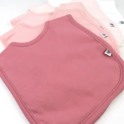 5-Pack Organic Cotton 4 in 1 Reversible Bibs