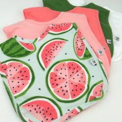 5-Pack Organic Cotton 4 in 1 Reversible Bibs