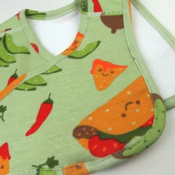 5-Pack Organic Cotton 4 in 1 Reversible Bibs