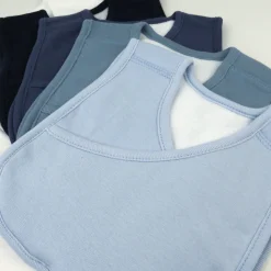 5-Pack Organic Cotton 4 in 1 Reversible Bibs