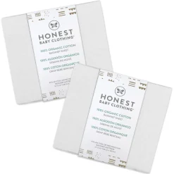 2-Pack Organic Cotton Bassinet Sheets