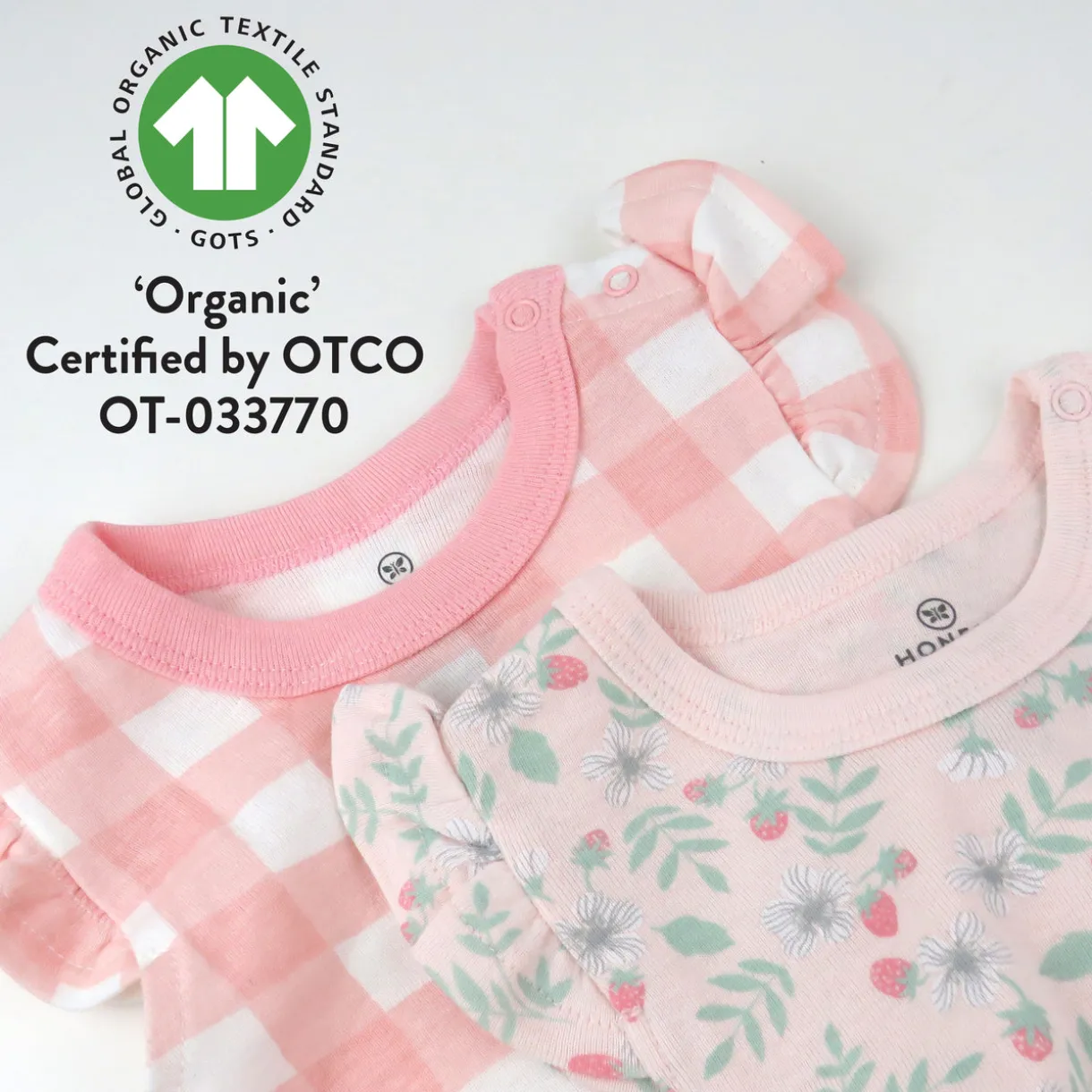 2-Pack Organic Cotton Bodysuits