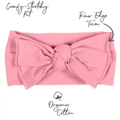 10-Pack Organic Cotton Bow Headbands