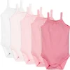 5-Pack Organic Cotton Cami Bodysuits