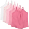 5-Pack Organic Cotton Cami Tops