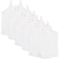 5-Pack Organic Cotton Cami Tops
