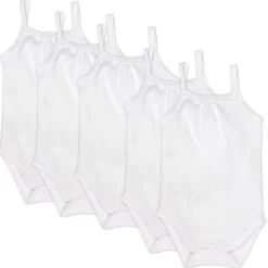 5-Pack Organic Cotton Cami Bodysuits