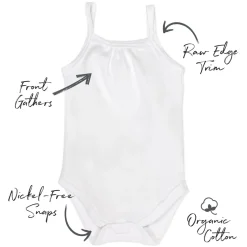 5-Pack Organic Cotton Cami Bodysuits