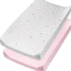 2-Pack Organic Cotton Changing Pad Covers