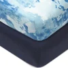 2-Pack Organic Cotton Fitted Crib Sheets
