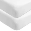 2-Pack Organic Cotton Fitted Crib Sheets
