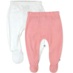 2-Pack Organic Cotton Footed Pants