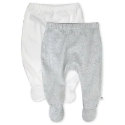 2-Pack Organic Cotton Footed Pants