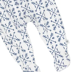 3-Pack Organic Cotton Footed Pants