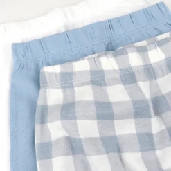 3-Pack Organic Cotton Footed Pants