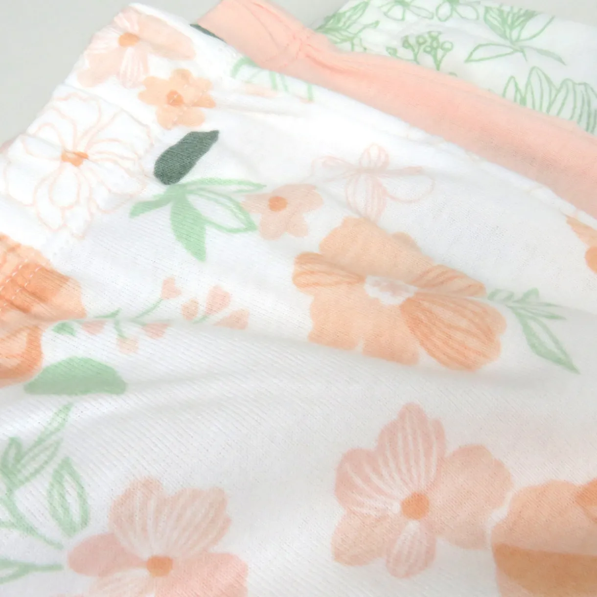 3-Pack Organic Cotton Footed Pants