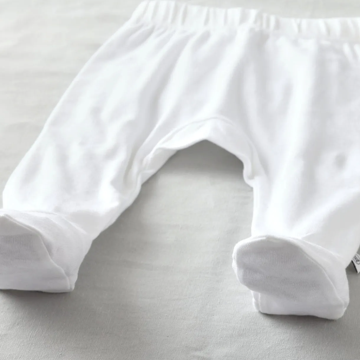 3-Pack Organic Cotton Footed Pants